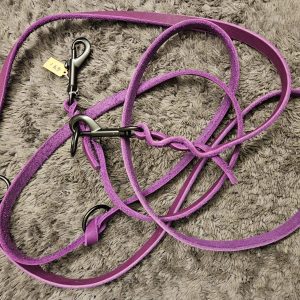 Fettlederleine 3 m 3-fach verstellbar