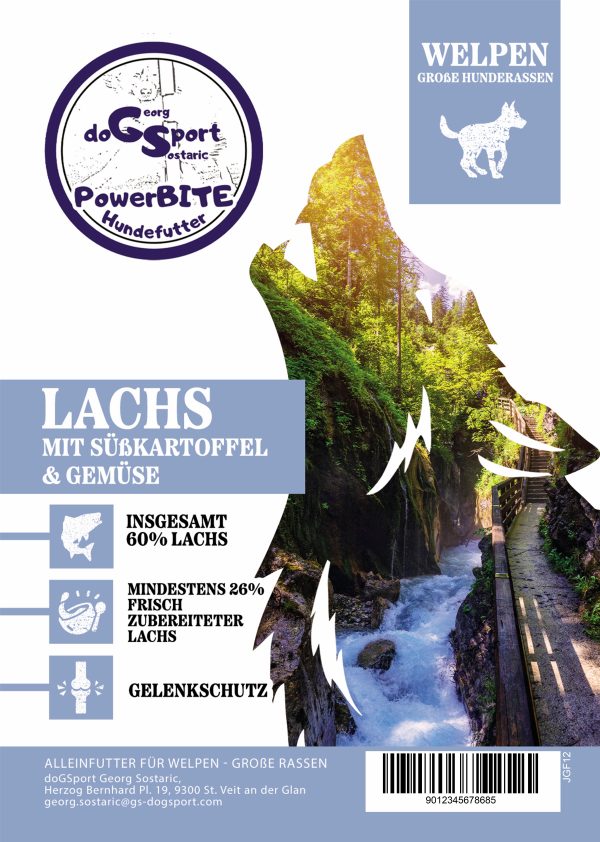 WELPE - große Rassen - Lachs (getreidefrei)