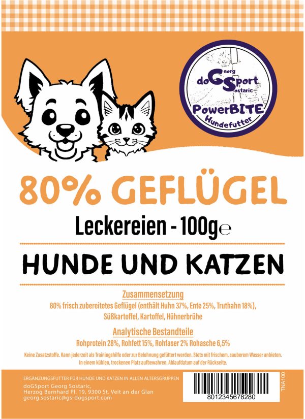 Geflügel Leckereien - getreidefrei