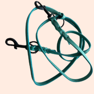 Fettlederleine – 2 m | 10 mm | mehrfach verstellbar