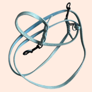 Fettlederleine – 2 m | 10 mm | mehrfach verstellbar