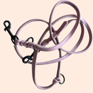 Fettlederleine – 2 m | 10 mm | mehrfach verstellbar