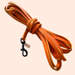 Fettleder-Schleppleine – 7,5 m | 12 mm