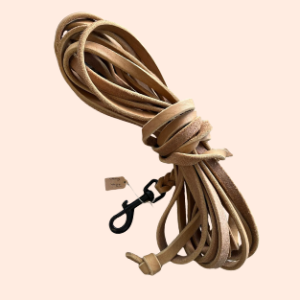 Fettleder-Schleppleine – 7,5 m | 12 mm