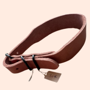 doGStuff Fettleder-Halsband – 30 mm