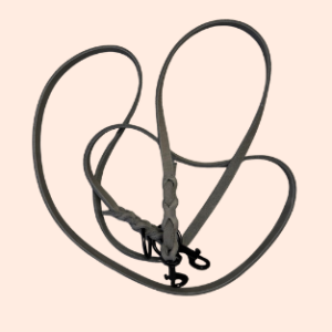 Fettlederleine – 2 m | 10 mm | mehrfach verstellbar