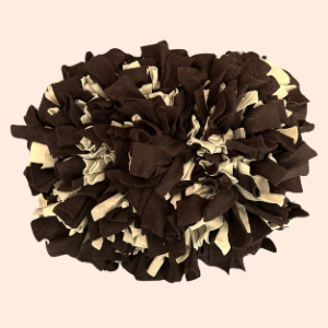 Schnüffelteppich – handgeknüpft, ca. 40 × 40 cm